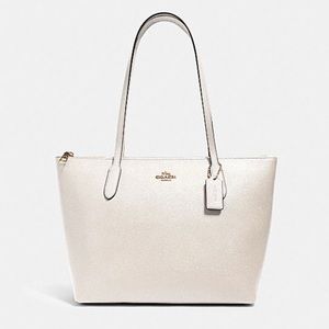 Coach small zipper tote handbag